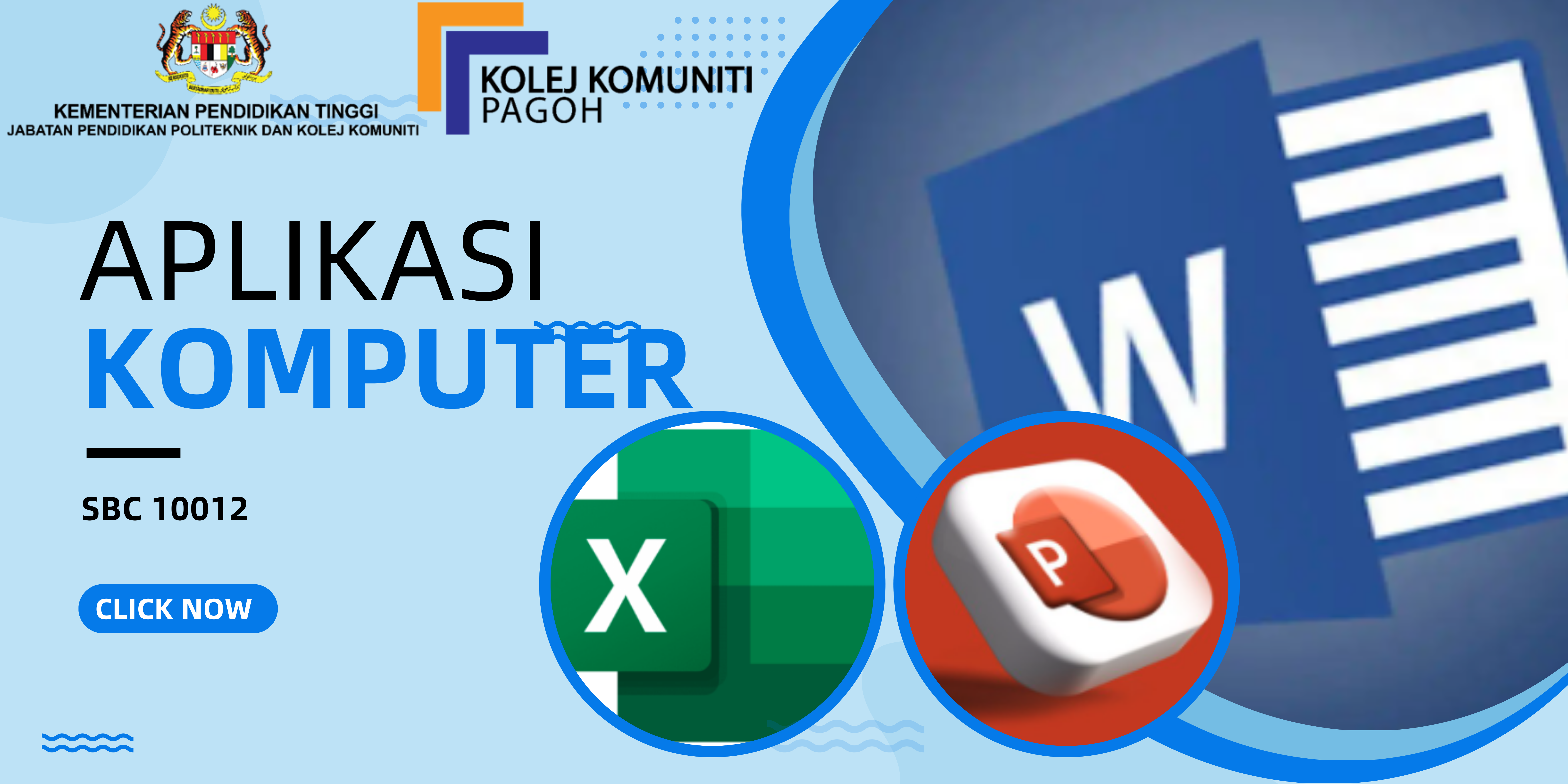 SBC10012 APLIKASI KOMPUTER