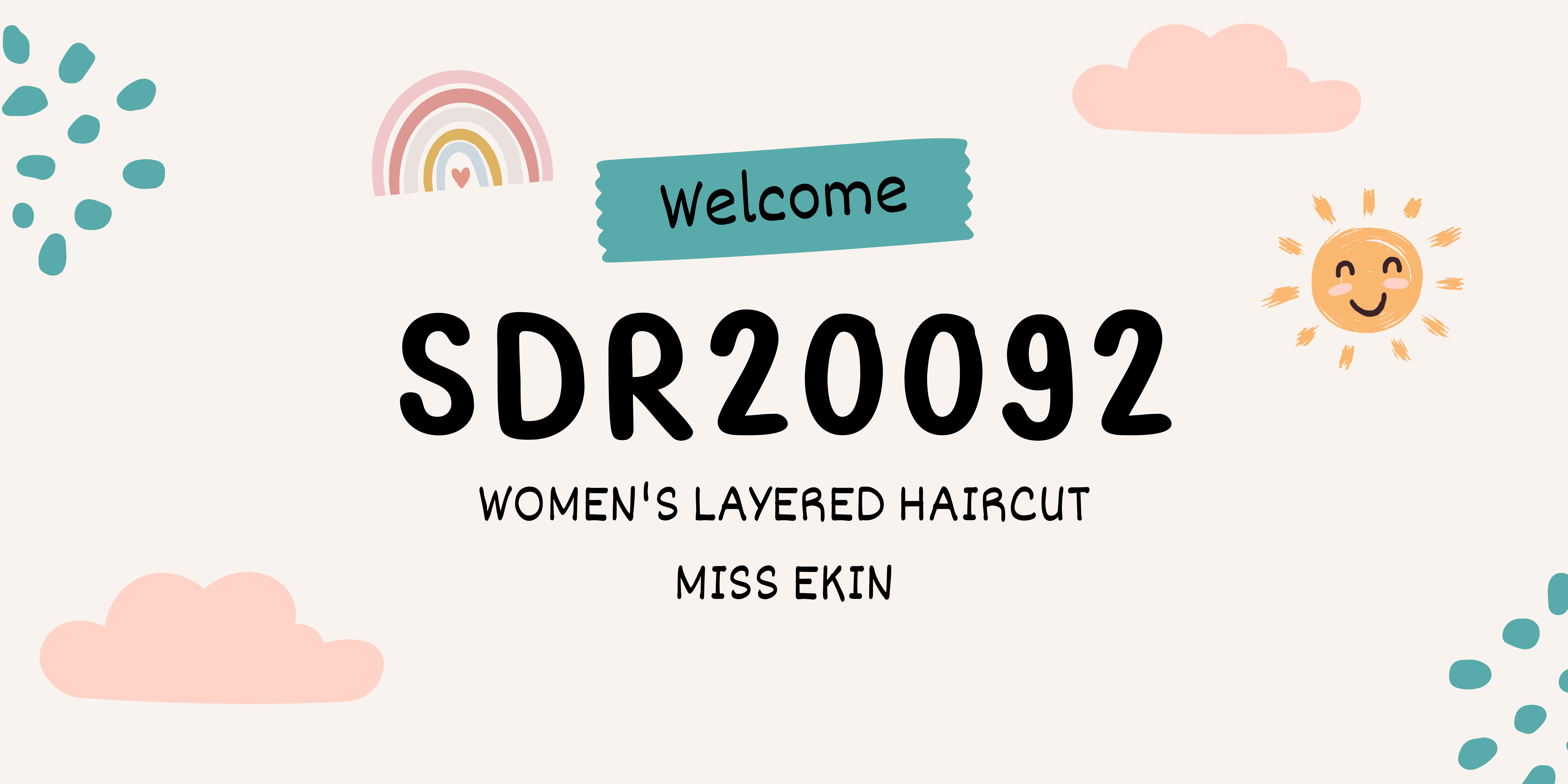 SDR20092 WOMENS LAYERED HAIRCUT