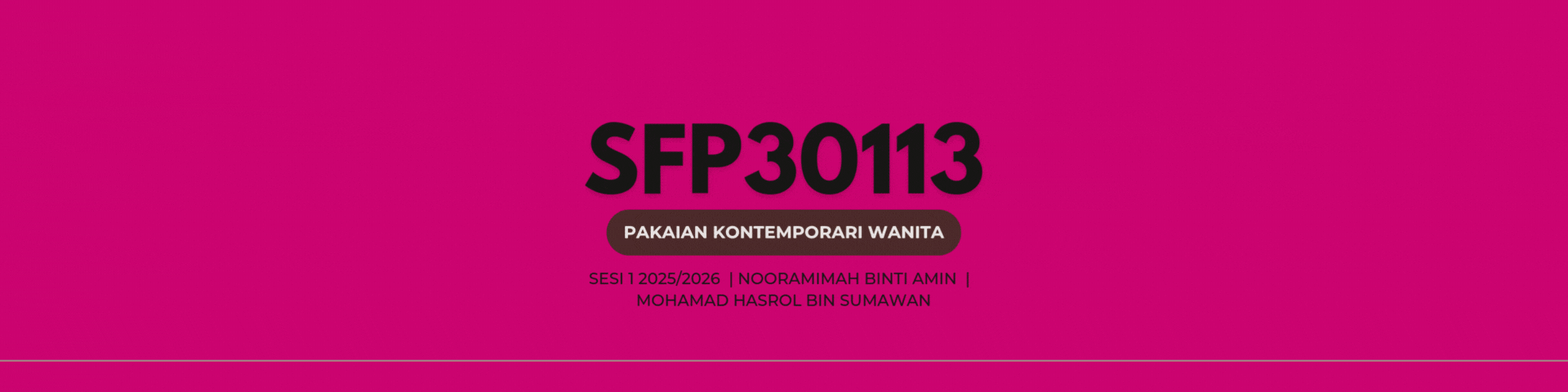 SFP30113 PAKAIAN KONTEMPORARI WANITA