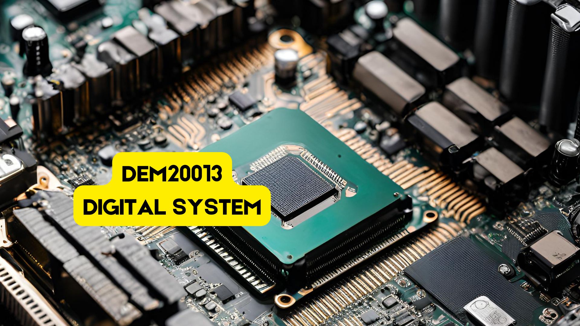 DEM20013 DIGITAL SYSTEM