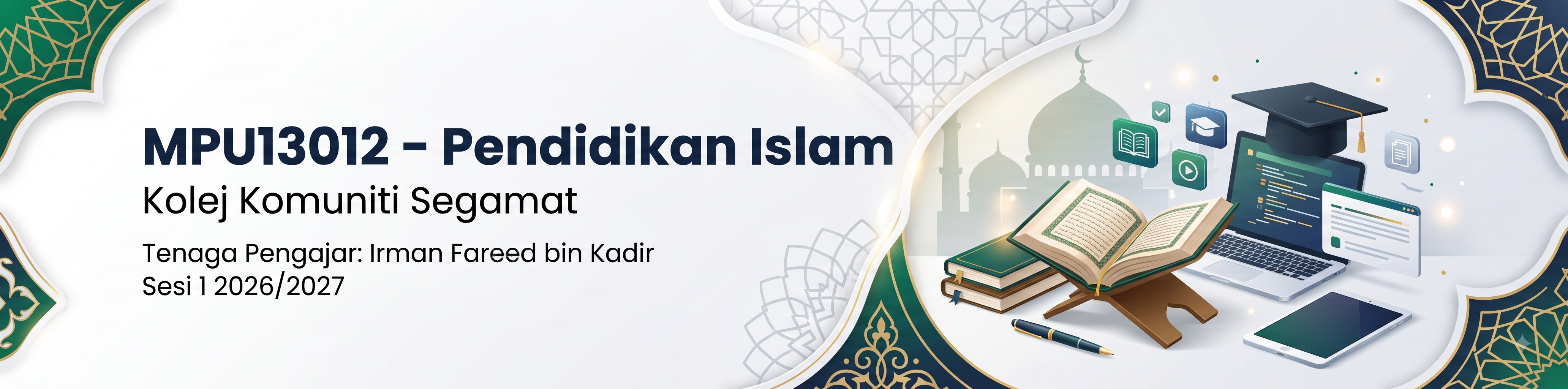 MPU13012 PENDIDIKAN ISLAM