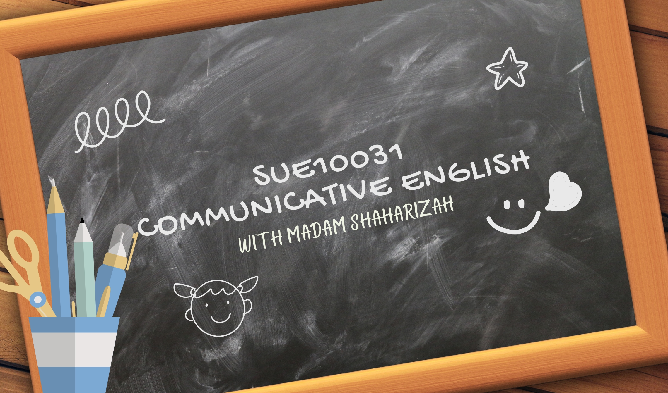 SUE10031 COMMUNICATIVE ENGLISH