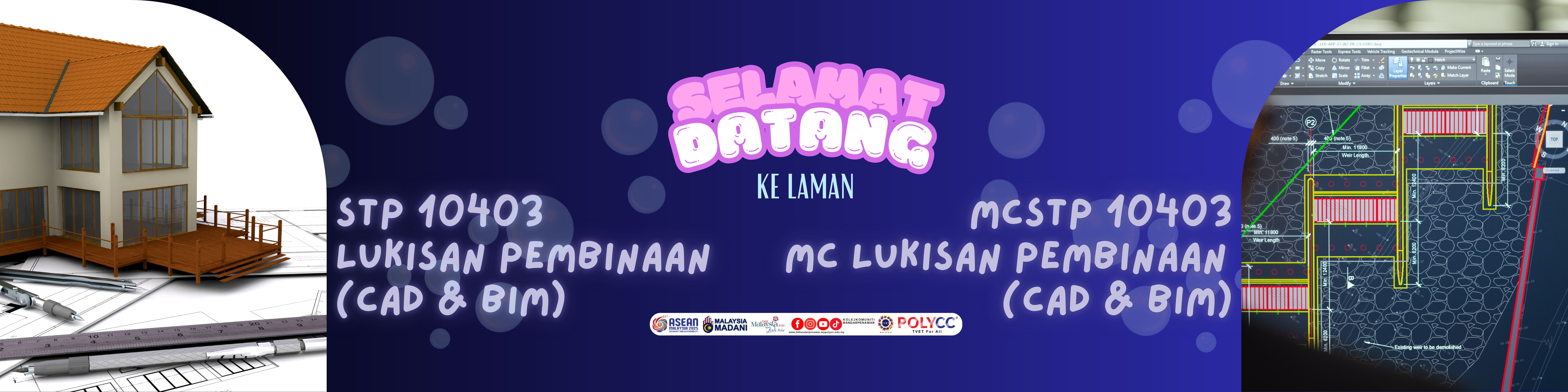 STP10403 LUKISAN PEMBINAAN (CADD &amp; BIM)