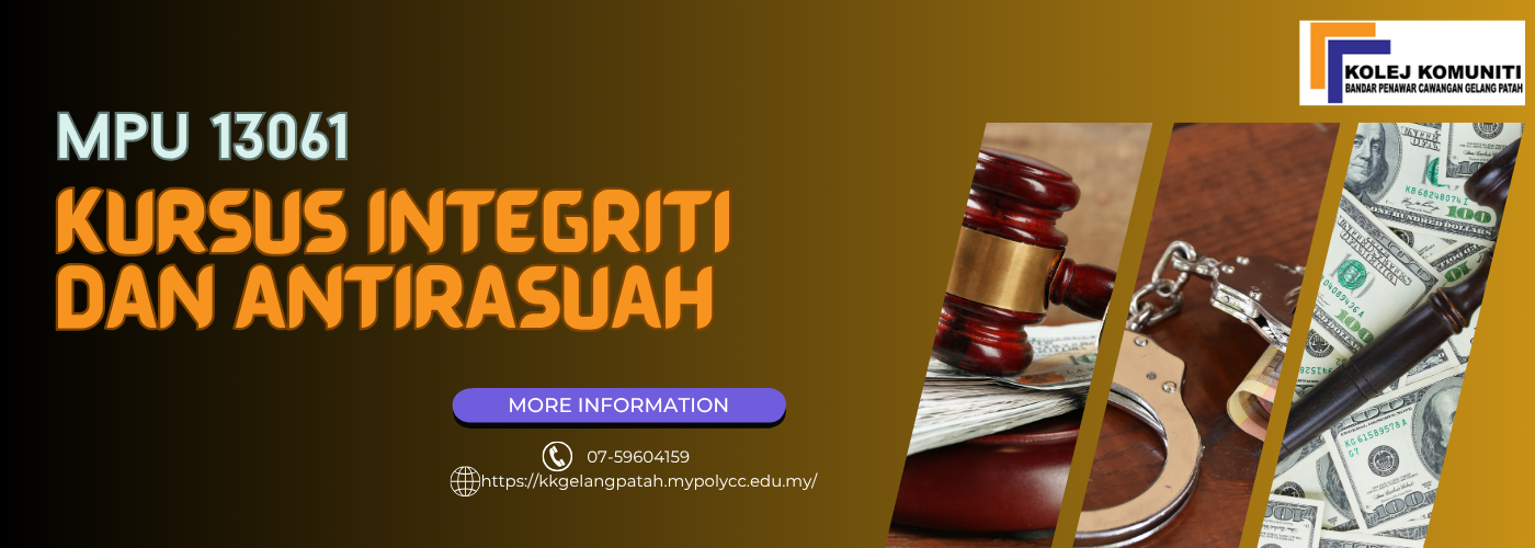 MPU 13061 INTEGRITI DAN ANTI RASUAH