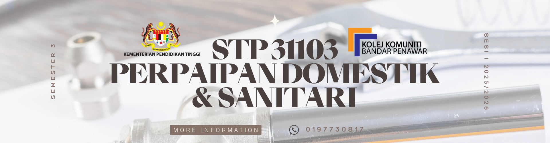 STP31103 PERPAIPAN DOMESTIK DAN SANITARI