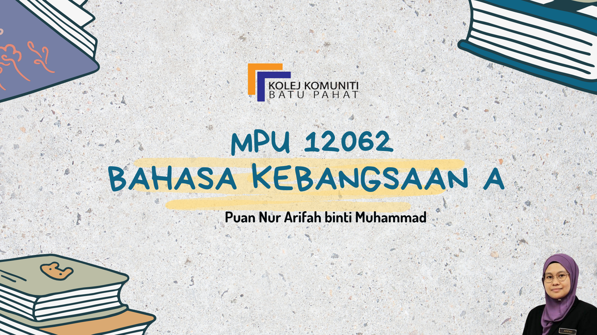 BAHASA KEBANGSAAN A