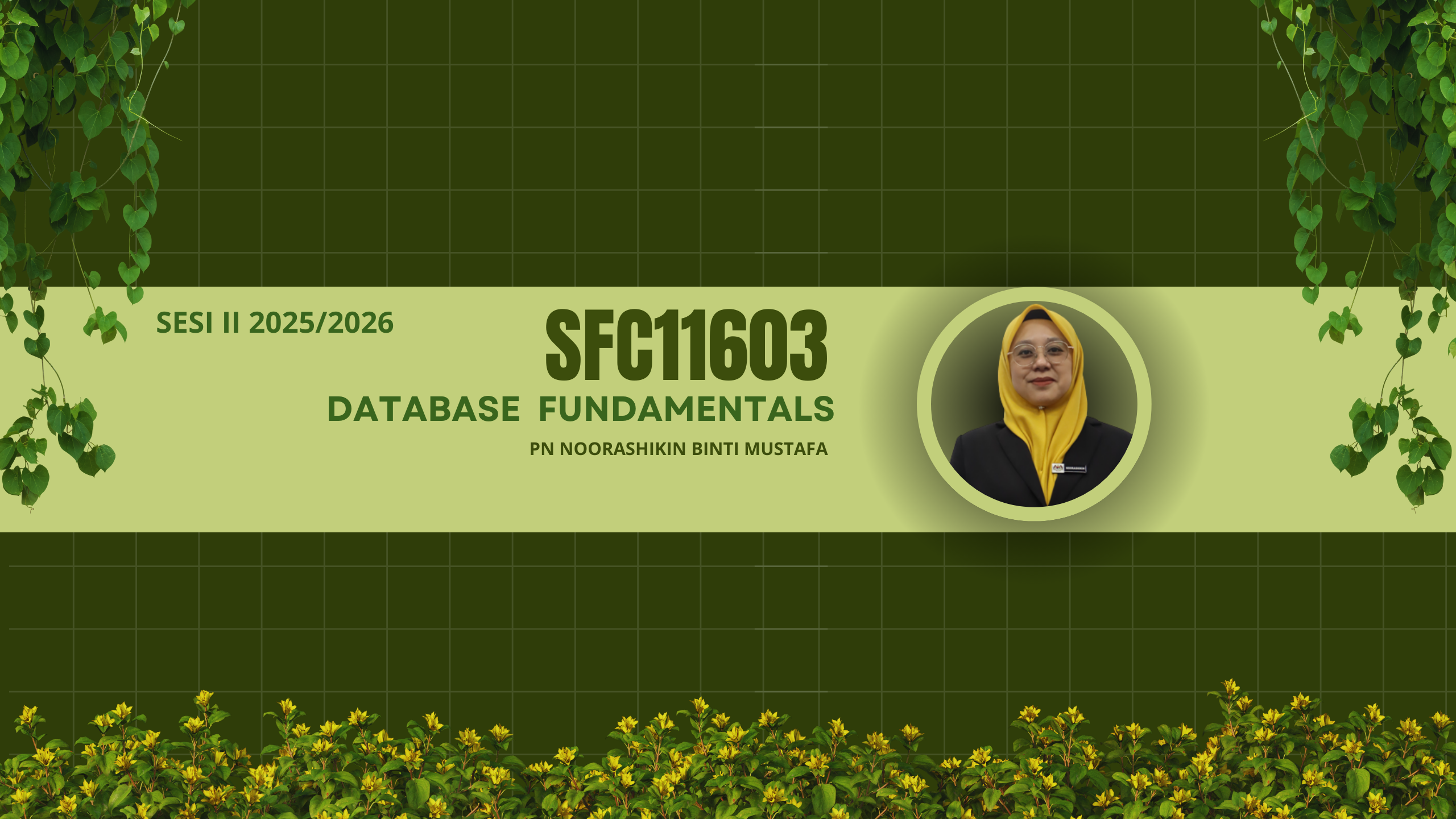 SFC11603: DATABASE FUNDAMENTAL (combine STM1C)