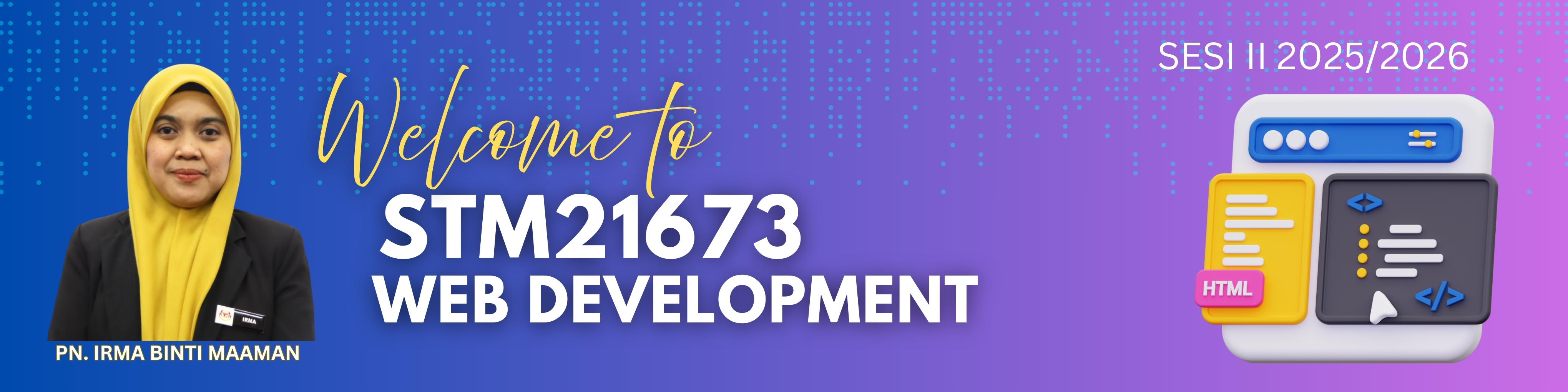 STM21673: WEB DEVELOPMENT (combine STM2B)