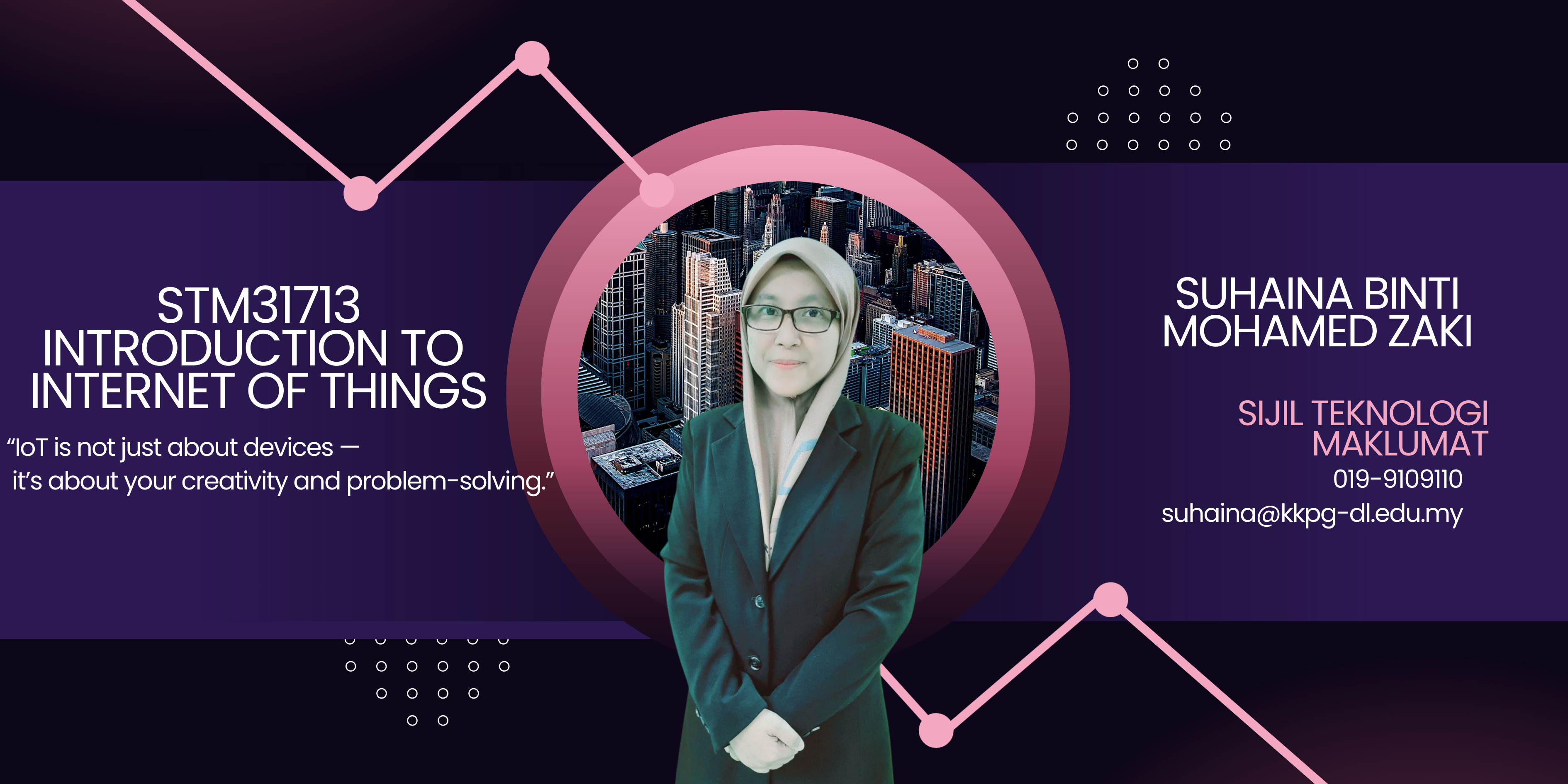 STM31713: INTRODUCTION TO INTERNET OF THINGS (combine STM 3C)