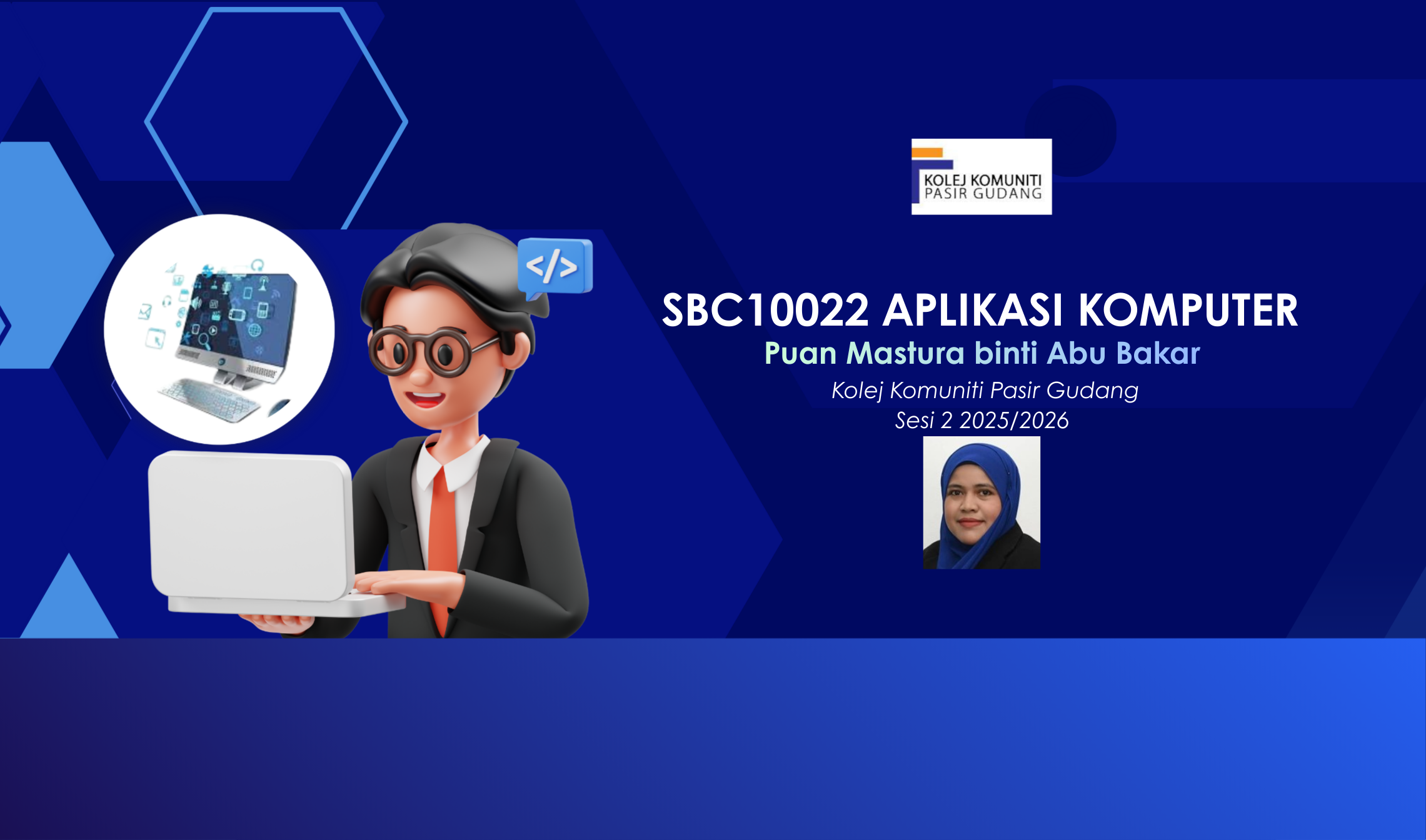 SBC 10022: APLIKASI KOMPUTER
