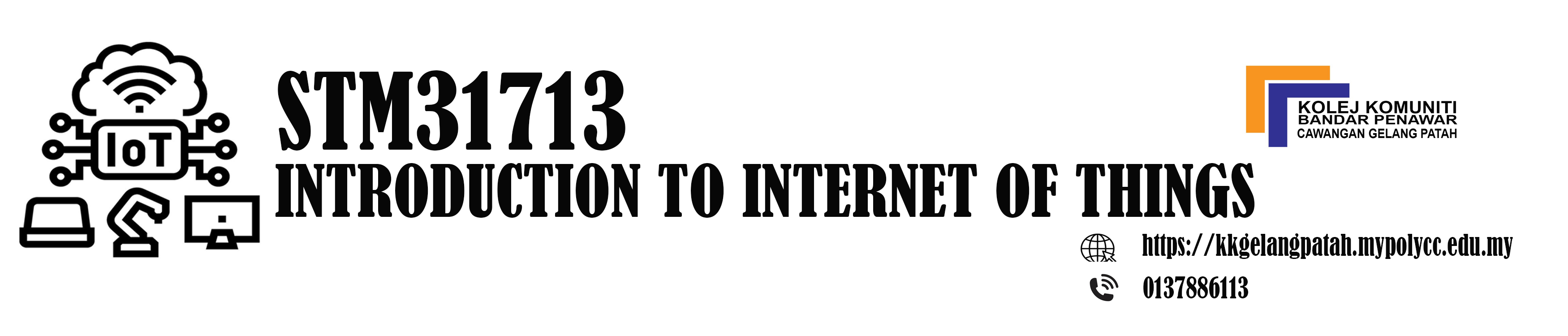 STM 31713 INTRODUCTION TO INTERNET OF THINGS