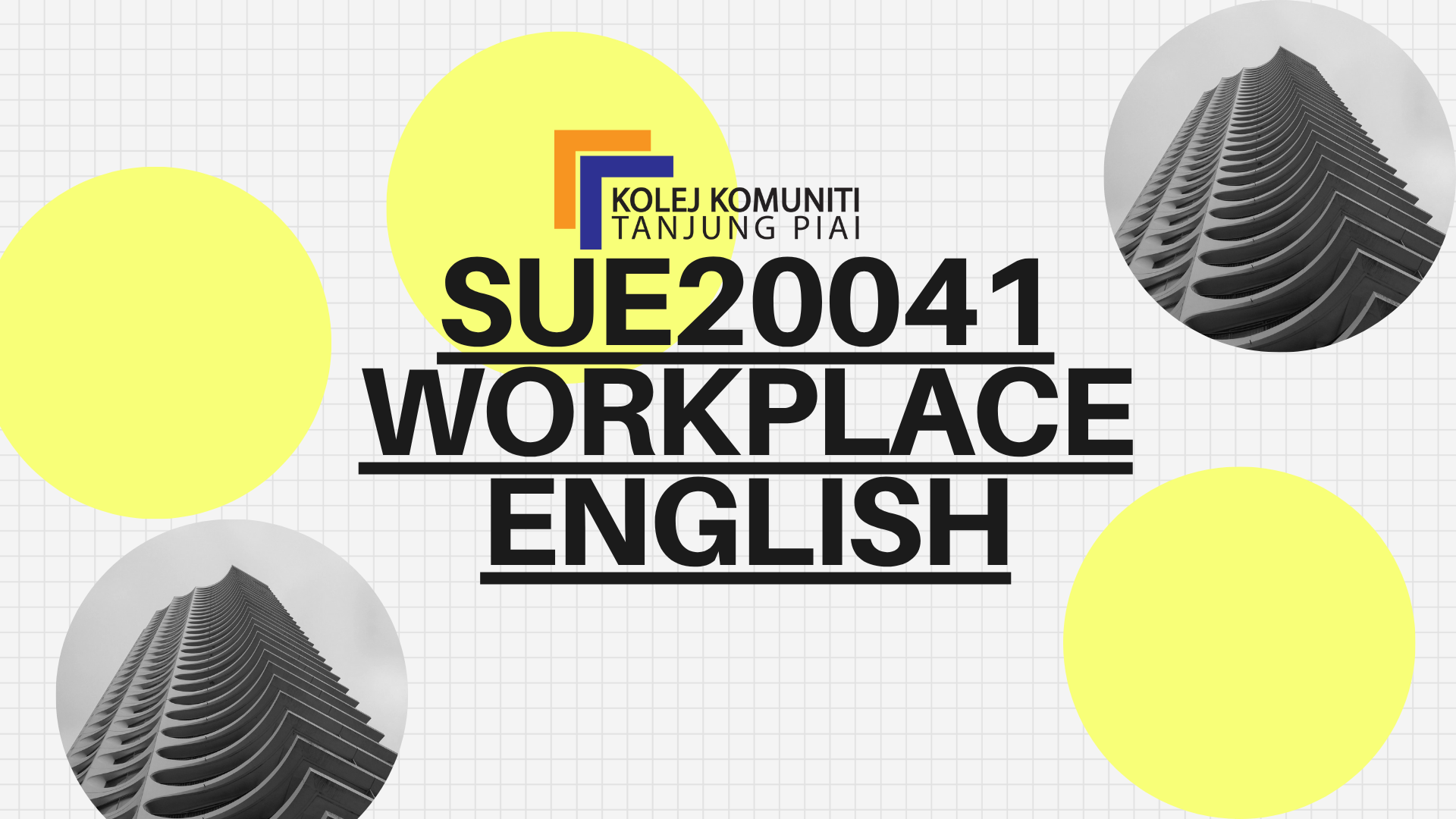 SUE20041 WORKPLACE ENGLISH