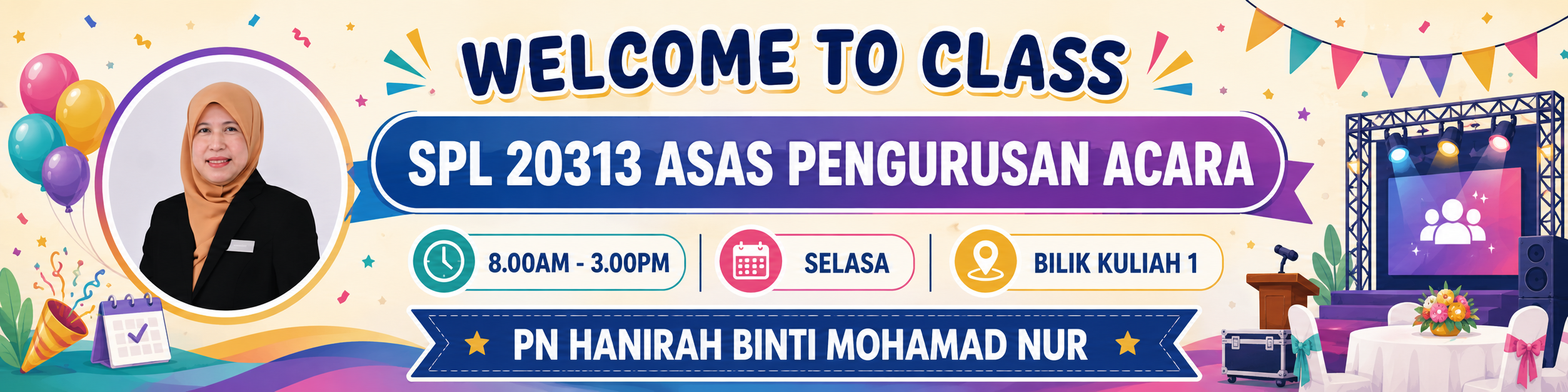 SPL20312 ASAS PENGURUSAN ACARA