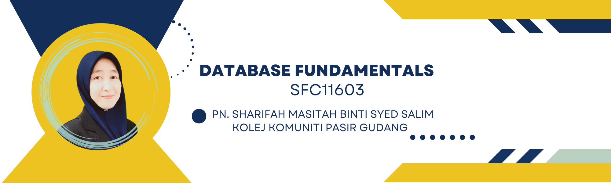 SFC11603_DATABASE FUNDAMENTALS  (SEM1)