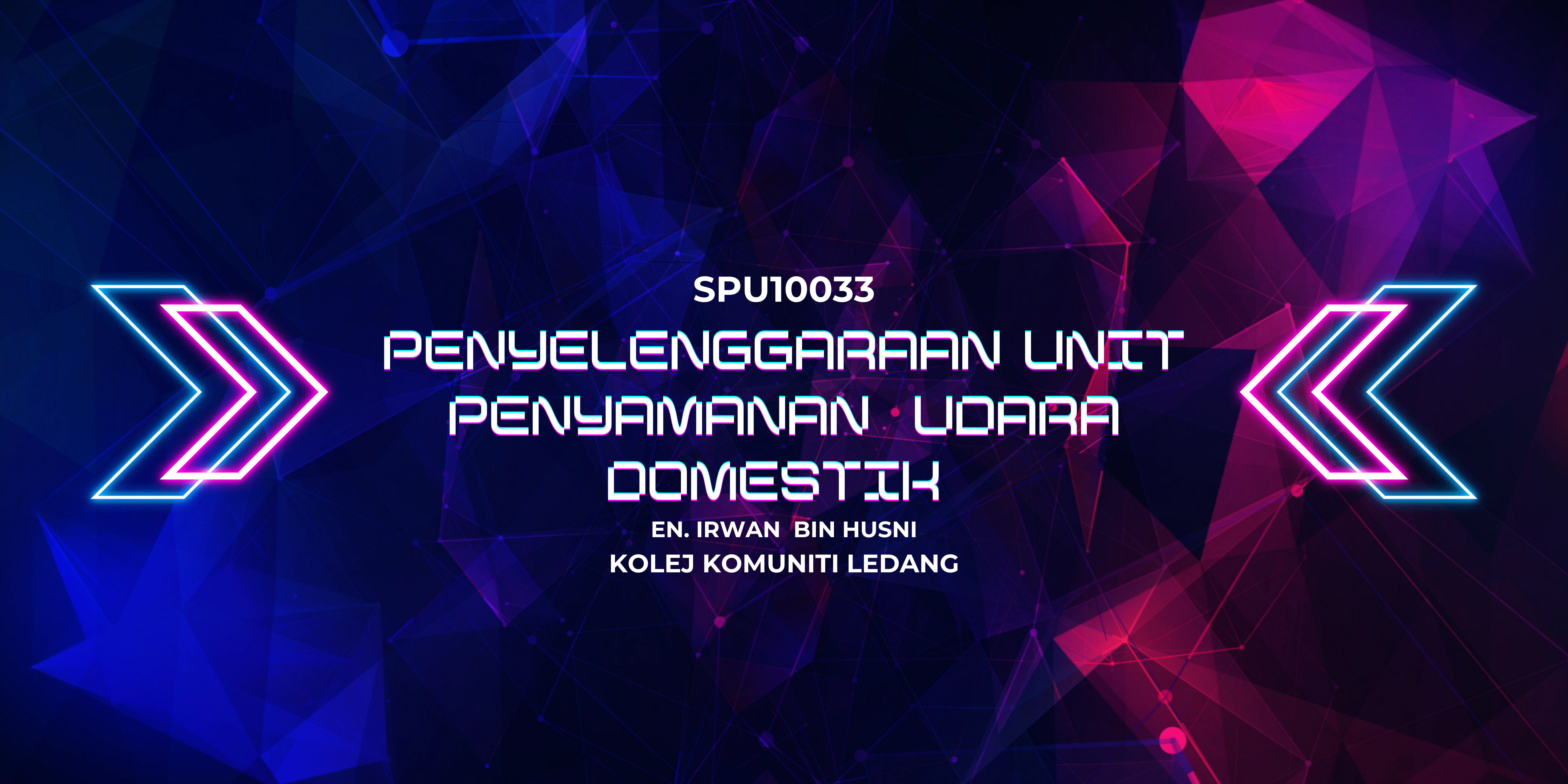 PENYELENGGARAAN UNIT PENYAMANAN UDARA DOMESTIK (SPU1B)