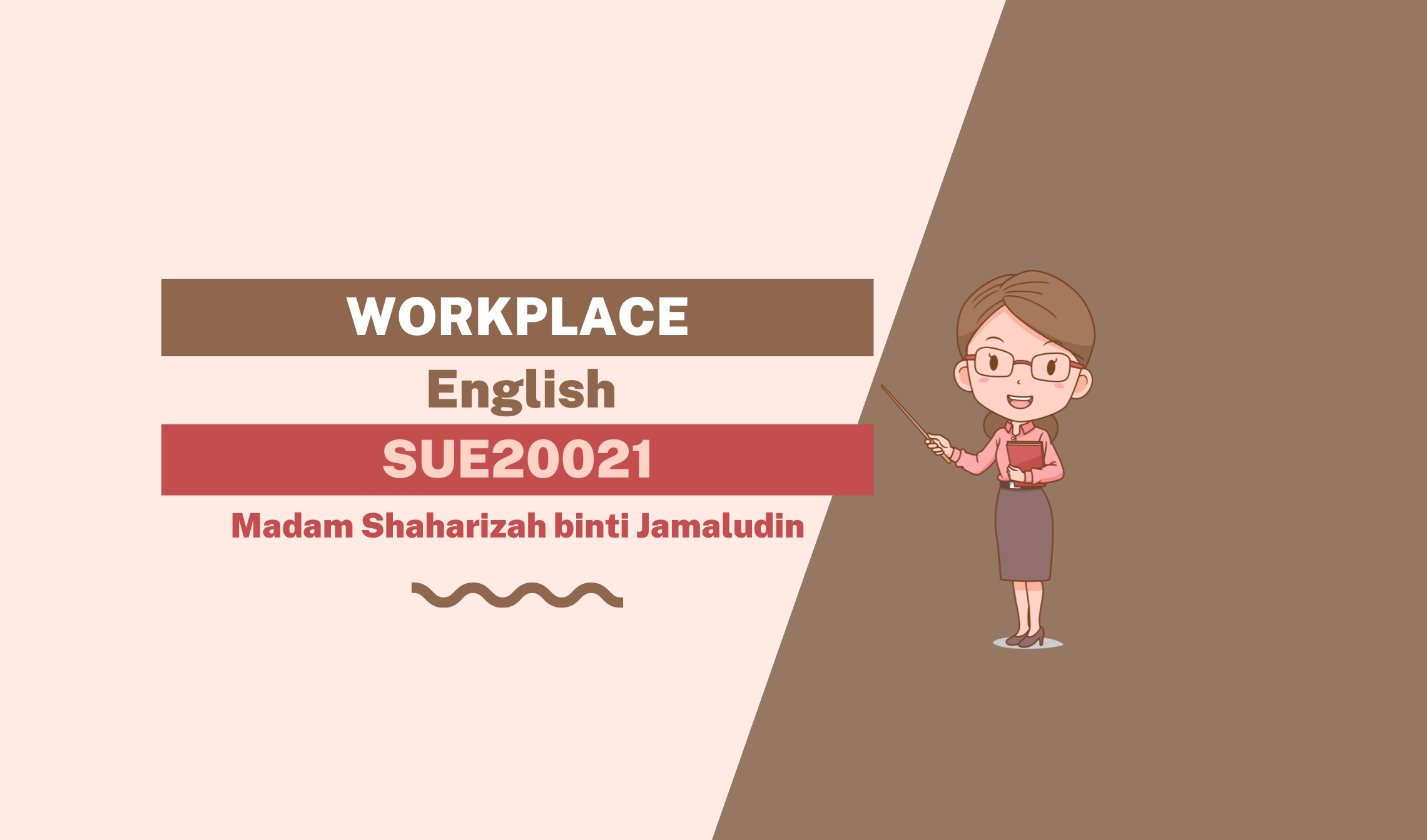 SUE20021 WORKPLACE ENGLISH